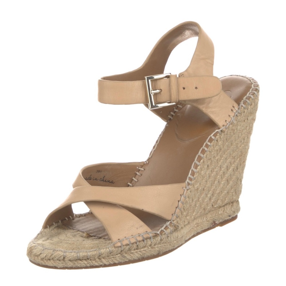 Size 8 Joie Nude Espadrilles #chic #classic #wedges #summer #sandals #nude #boho